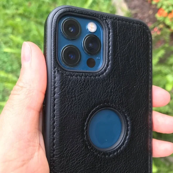 For iPhone 14,14 pro, 14 plus, 14 pro max phone case soft leather with stitching - Picture 4 of 8